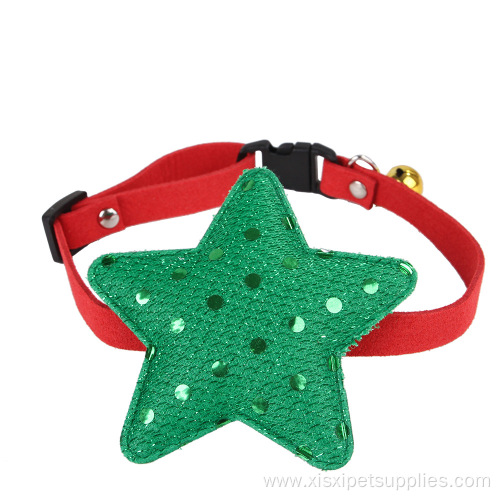 Creative new pet accessories dog collar velvet necklace